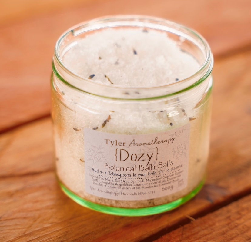 Dozy Botanical Bath Salts | handmade bath salts | gift for her | relaxing | sleep salts | bath salts with essential oils