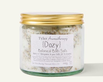 Dozy Botanical Bath Salts | handmade bath salts | gift for her | relaxing | sleep salts | bath salts with essential oils