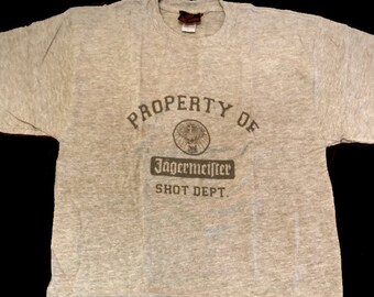 Jagermeister Black Property Of Shot Dept T-Shirt 