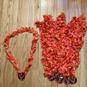 Vintage jagermeister orange leis - get leid with a jager necklace (10-Pack)