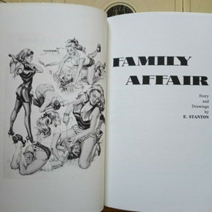 ERIC STANTON Family Affair Book Hardback 1975 First Edition Rare image 1