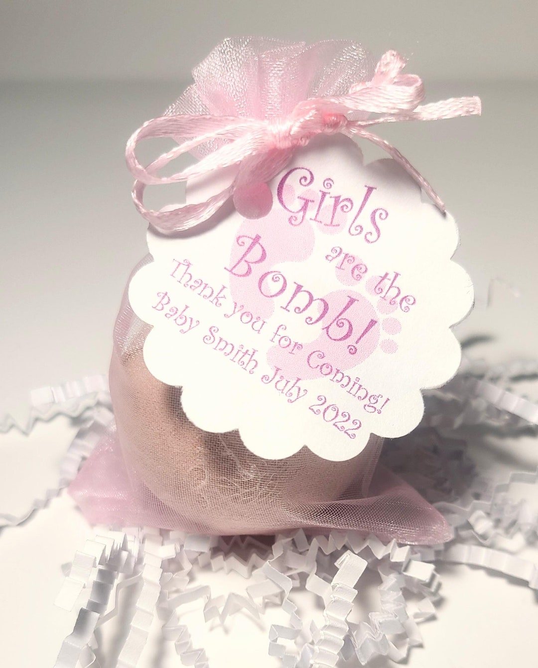 Party Favor Bath Bombs / Baby Shower/baby Girl/ Party Gift Etsy