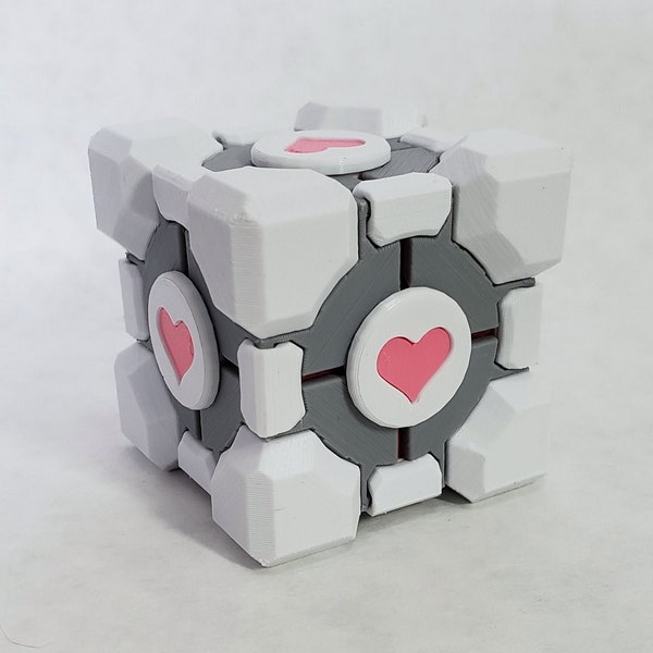 Portal Weighted Companion Cube - Aperture Science, Inc - 3D Print