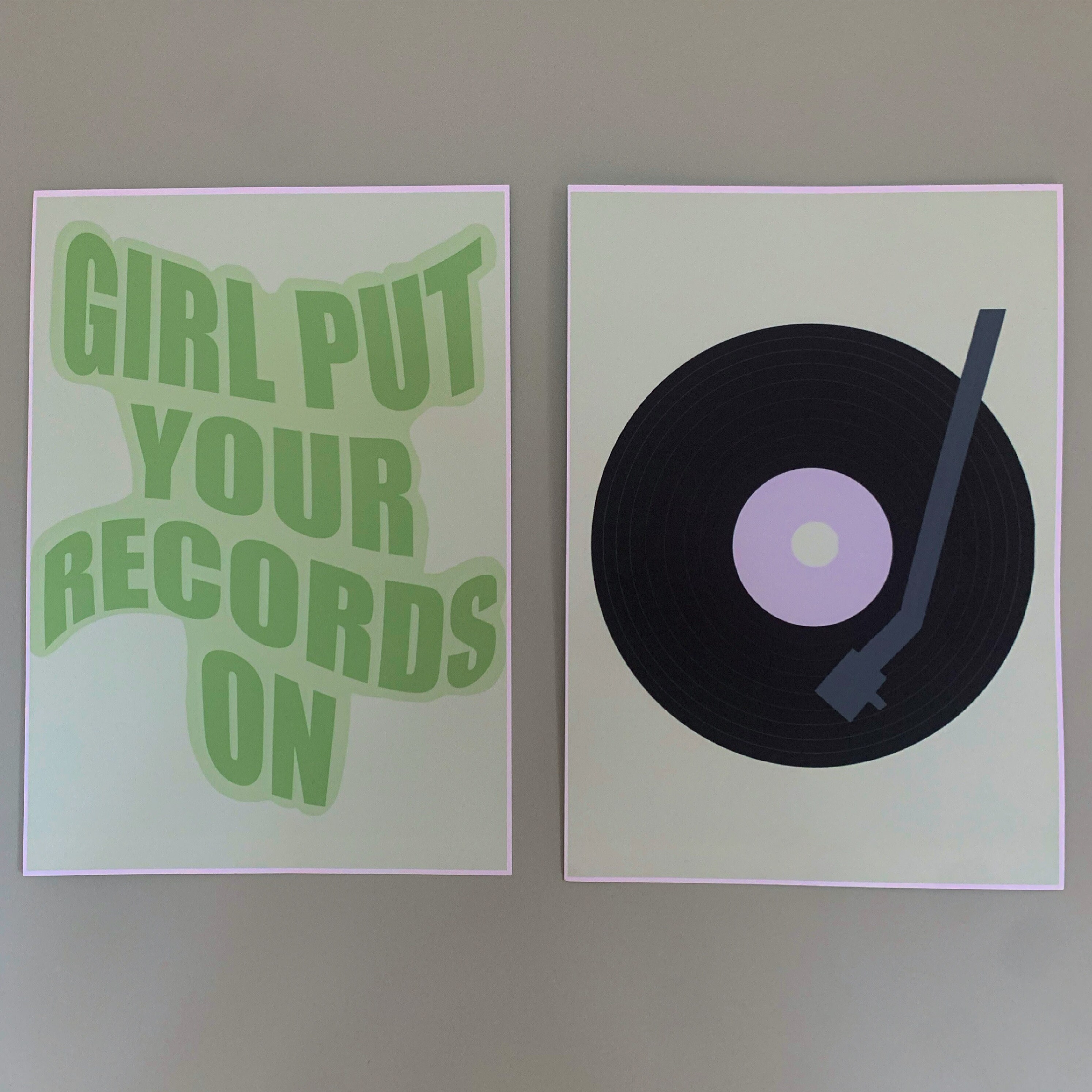girl put your records on