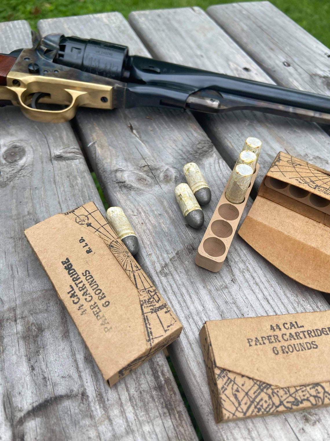 44 Cal Paper Cartridge Box Etsy UK