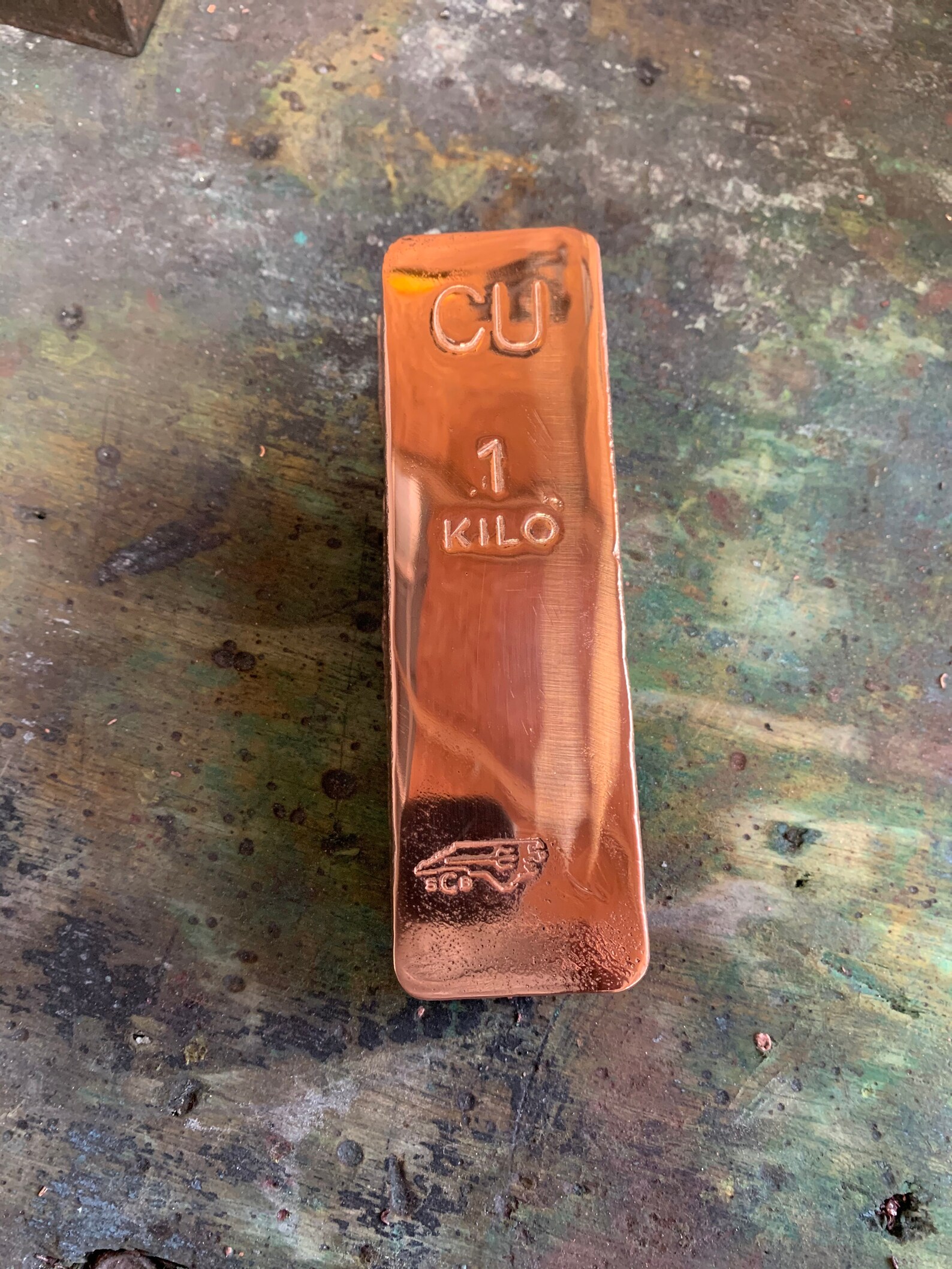 1 Kilo .999 Fine Copper Bar Etsy