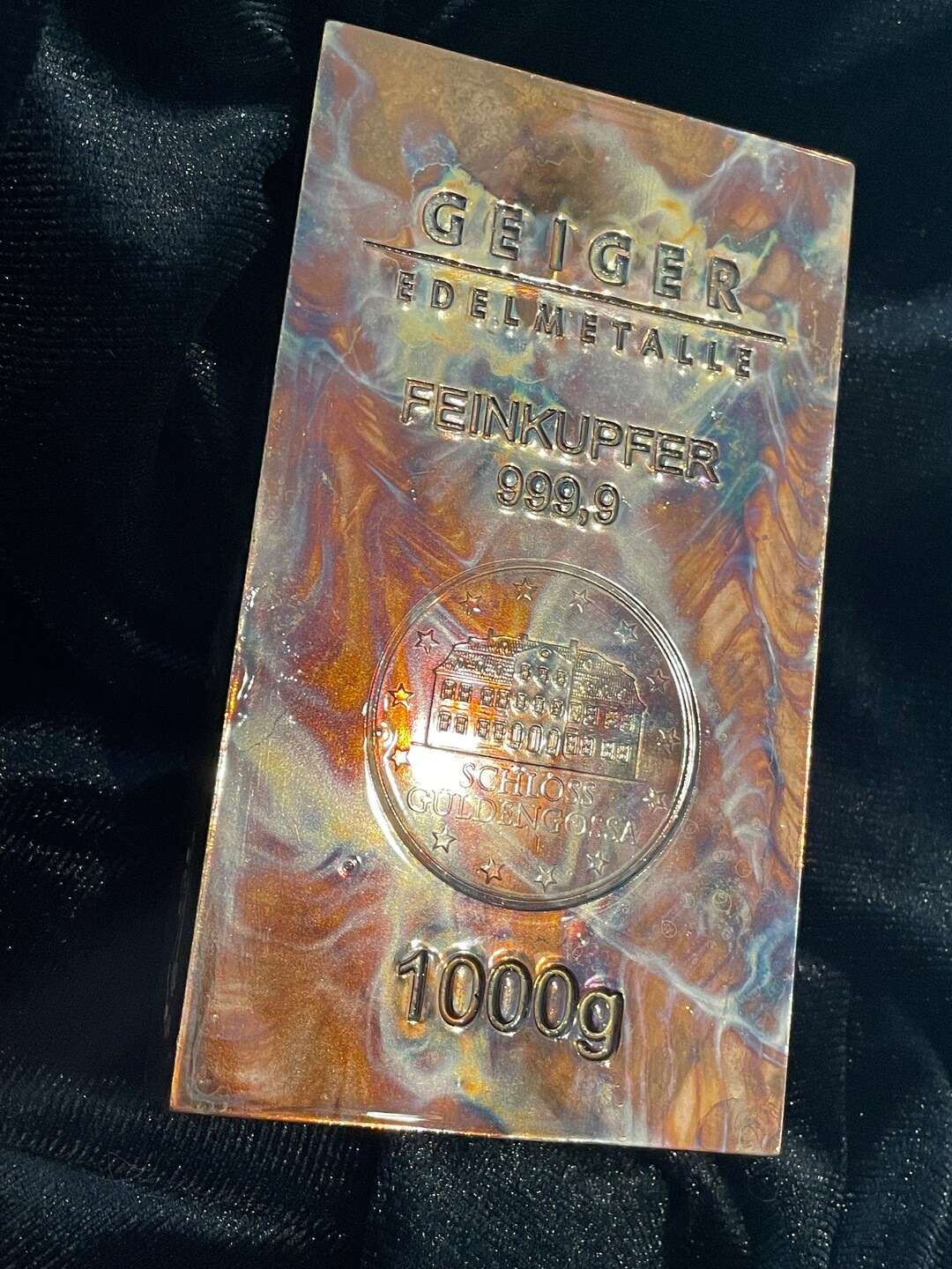 1 Kilo .999 Geiger Fine Copper Polished and Heat Painted by Etsy