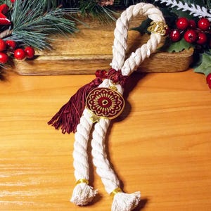 Gouri di melograno greco: portafortuna per il nuovo anno, decorazione per pomelli delle porte, decorazioni natalizie