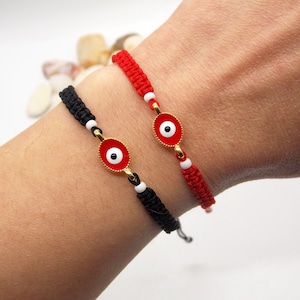 Evil eye bracelet | Gold evil eye armband | Evil eye bracelet women | Evil eye bracelet personalized for women, Protection religion bracelet