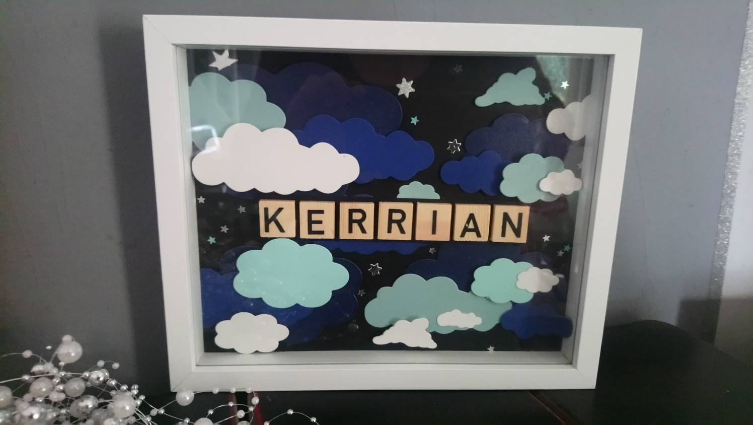 Cadre Lettre Scrabble Nuage