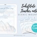 SCENIC MOUNTAIN Substitute Teacher Note, While You Were Away, Substitute Teacher Printables, Teaching Resources, Editable on Canva 