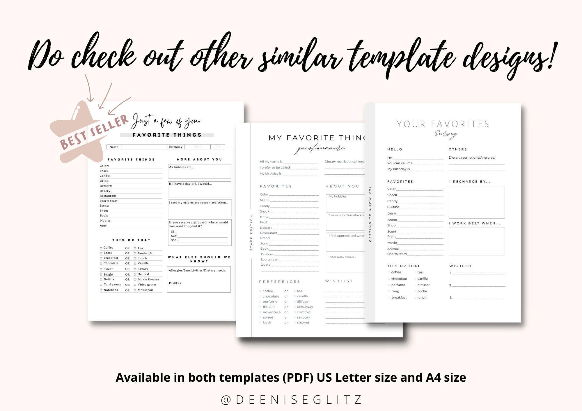 clean-employee-favorites-list-template-pdf-fillable-my-favorite-things-getting-to-know-co-worker-survey-customised-editable-on-canva-etsy