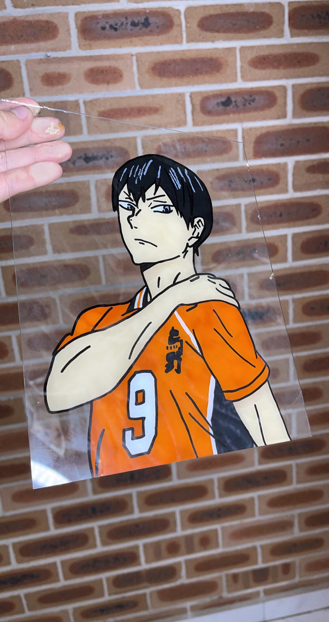 Custom Anime Glass Painting | Etsy