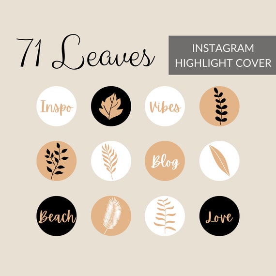 Instagram highlight cover hobby interest Vector Image