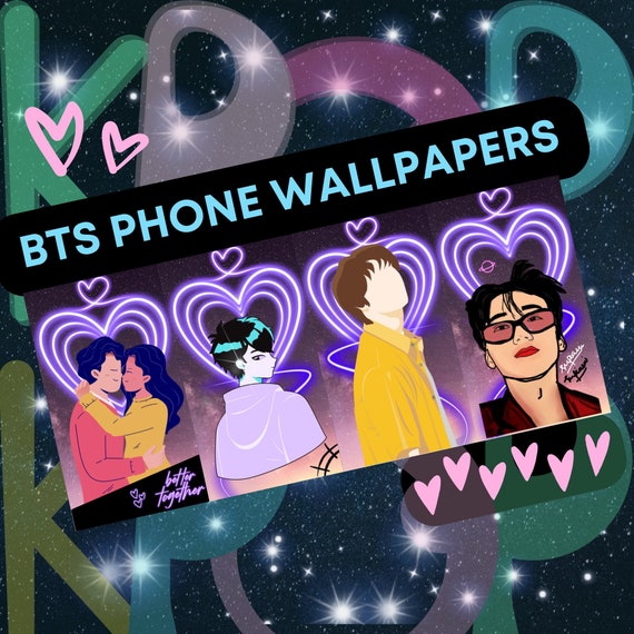 20 BTS Anime & KPOP Cute Phone Wallpaper Japanese N South - Etsy Ireland 20 BTS Anime & KPOP Cute Phone Wallpaper Japanese N South - Etsy Ireland