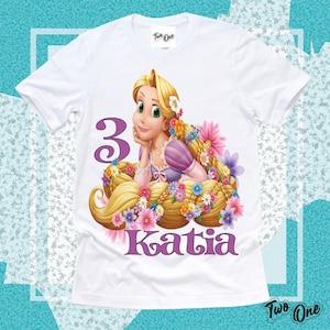 Rapunzel birthday shirt Etsy M xico