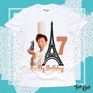 Ratatouille Shirt,Birthday Ratatouille ,Custom Birthday shirt,Disney Ratatouille Birthday Shirt,Ratatouille Family T shirt,Ratatouille Party