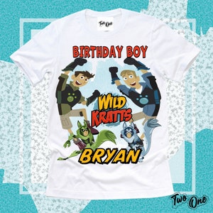 Wilde Freunde inspiriert Geburtstag T Shirt,Wild FriendsTheme Party Shirt,personalisiertes Shirt für Kinder,individuelles Geburtstag Shirt,Geschenk Geburtstag Shirt