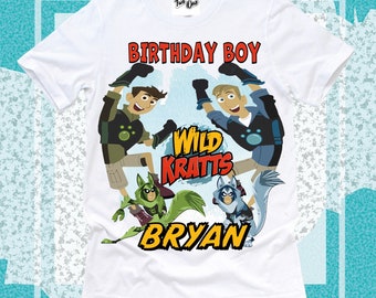 Wild Friends Inspired Birthday T Shirt,Wild FriendsTheme Party Shirt,Personalized Shirt For Kids,Custom Birthday Shirt,Gift Birthday Shirt