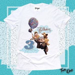 up disney Birthday Shirt,up disney Shirt Birthday,up disney Shirt,Custom Birthday Tees,Disney up Party theme Shirt, Birthday up Shirt