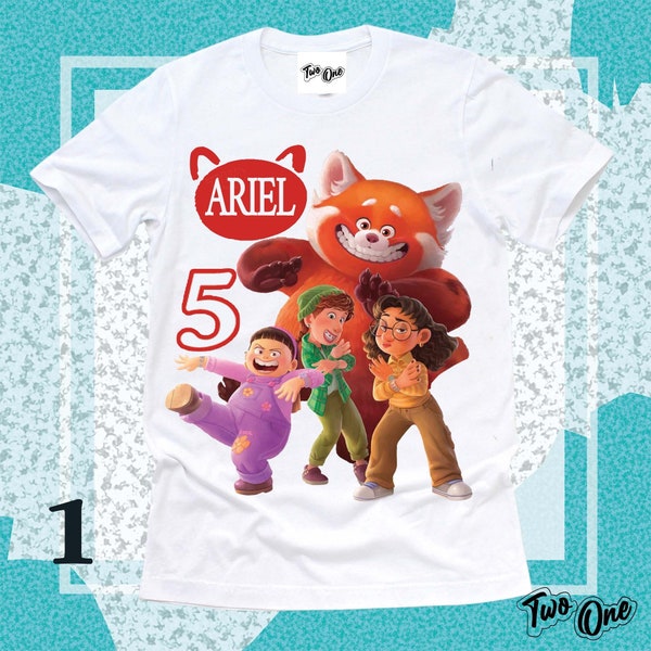 Camisa de cumpleaños personalizada que se vuelve roja, camisa roja que se vuelve roja, camisa roja que se vuelve roja de cumpleaños, camisa roja que se vuelve roja para niños, camiseta panda roja, camiseta Panda Power