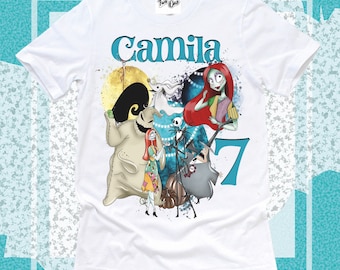 Personalized Jack Skellington Birthday Shirt