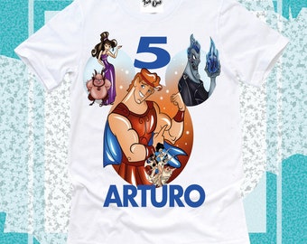 Personalized Hercules Birthday Shirt for Kids