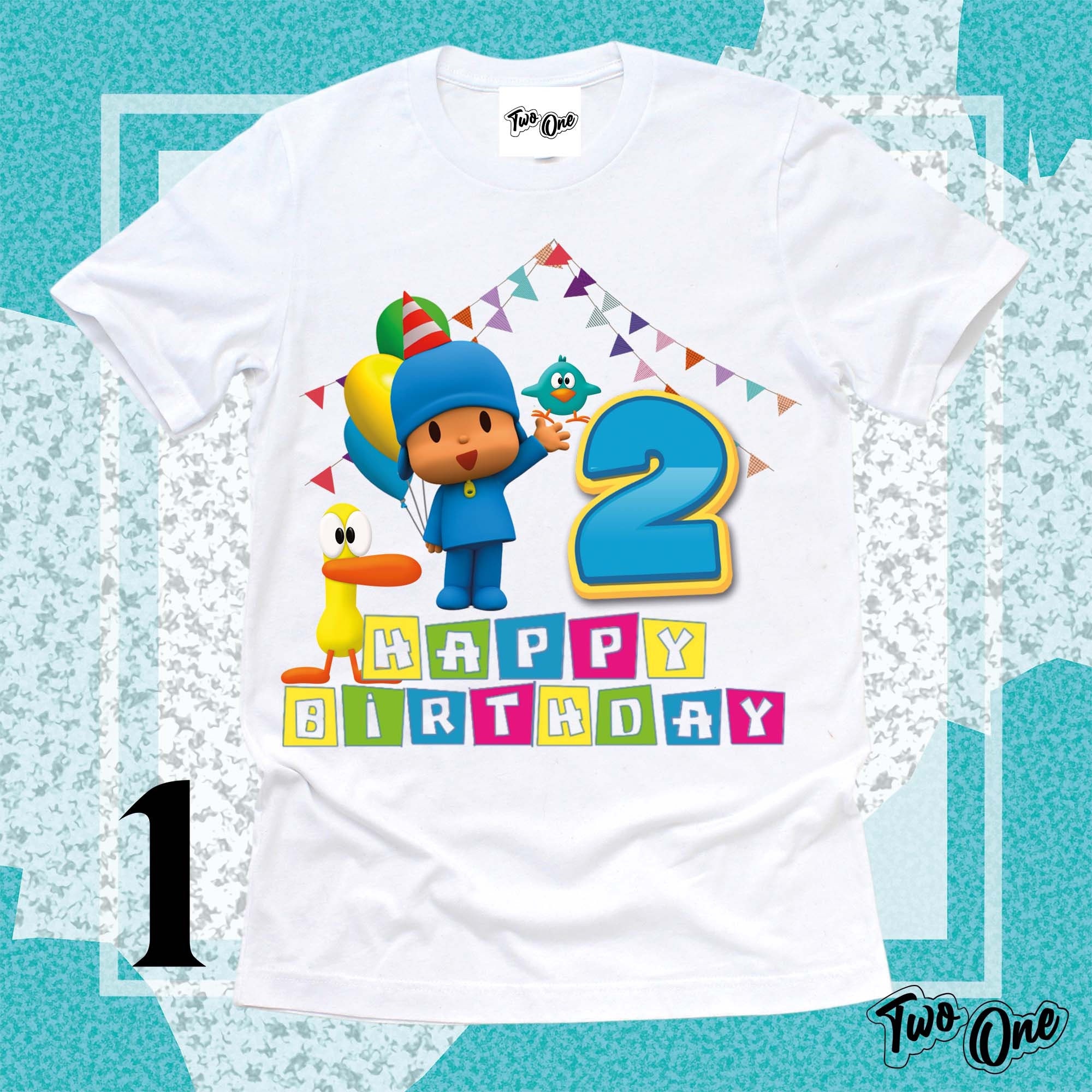 camiseta cumpleaños Pocoyo – Con Mucho Mimo