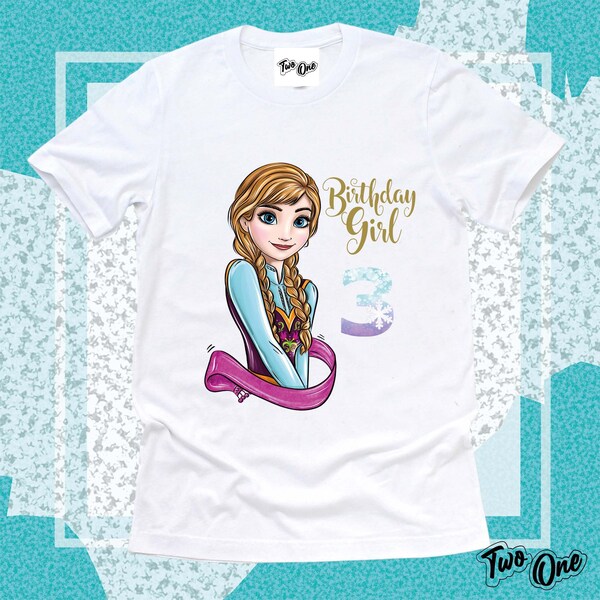 Elsa custom birthday shirt,Elsa Birthday Shirt,Elsa Shirt Personalized,Snow Queen Elsa Shirt For Girl,Frozen Elsa Birthday Shirt