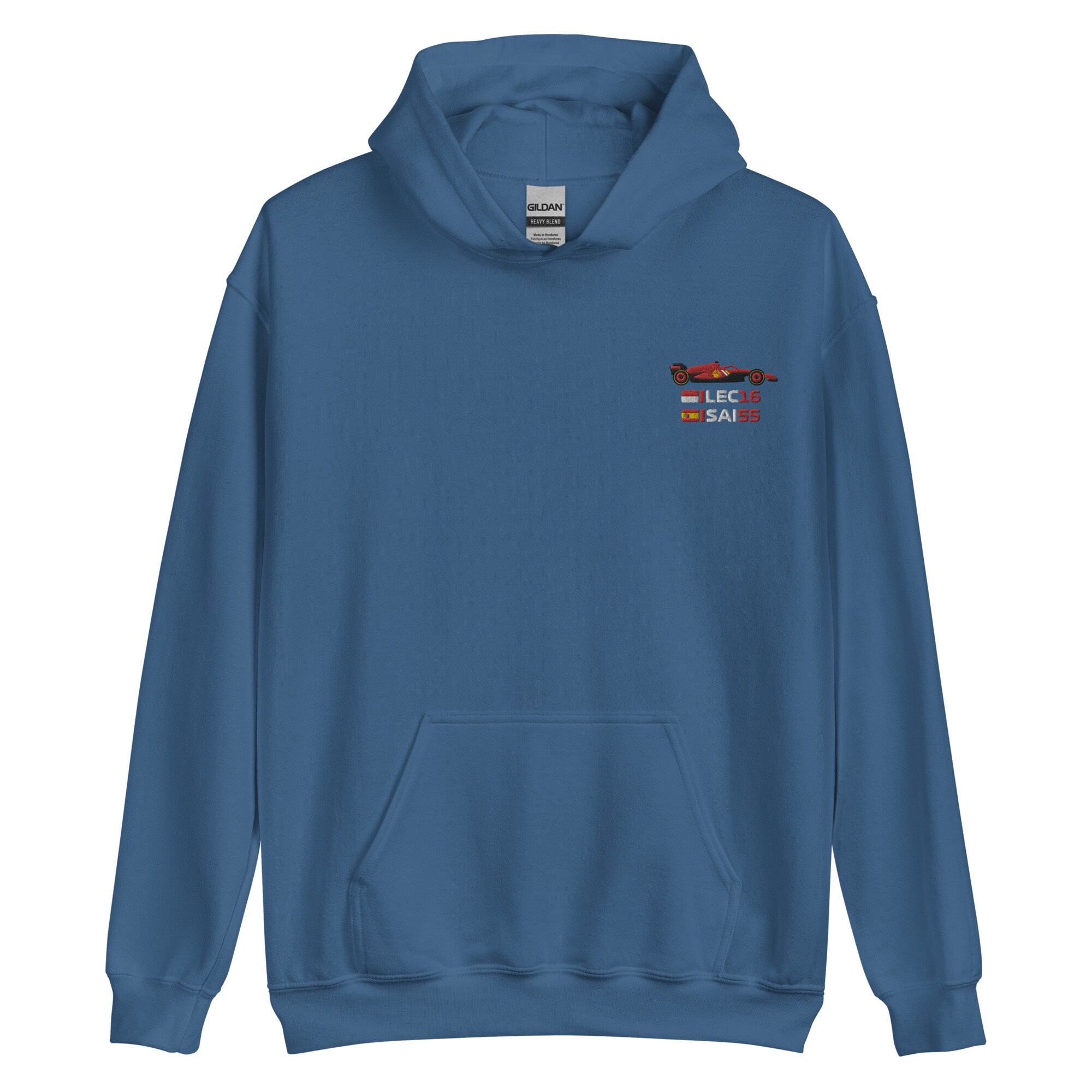 LEC16 & SAI55 2024 F1 Car | Embroidered Hoodie - Etsy