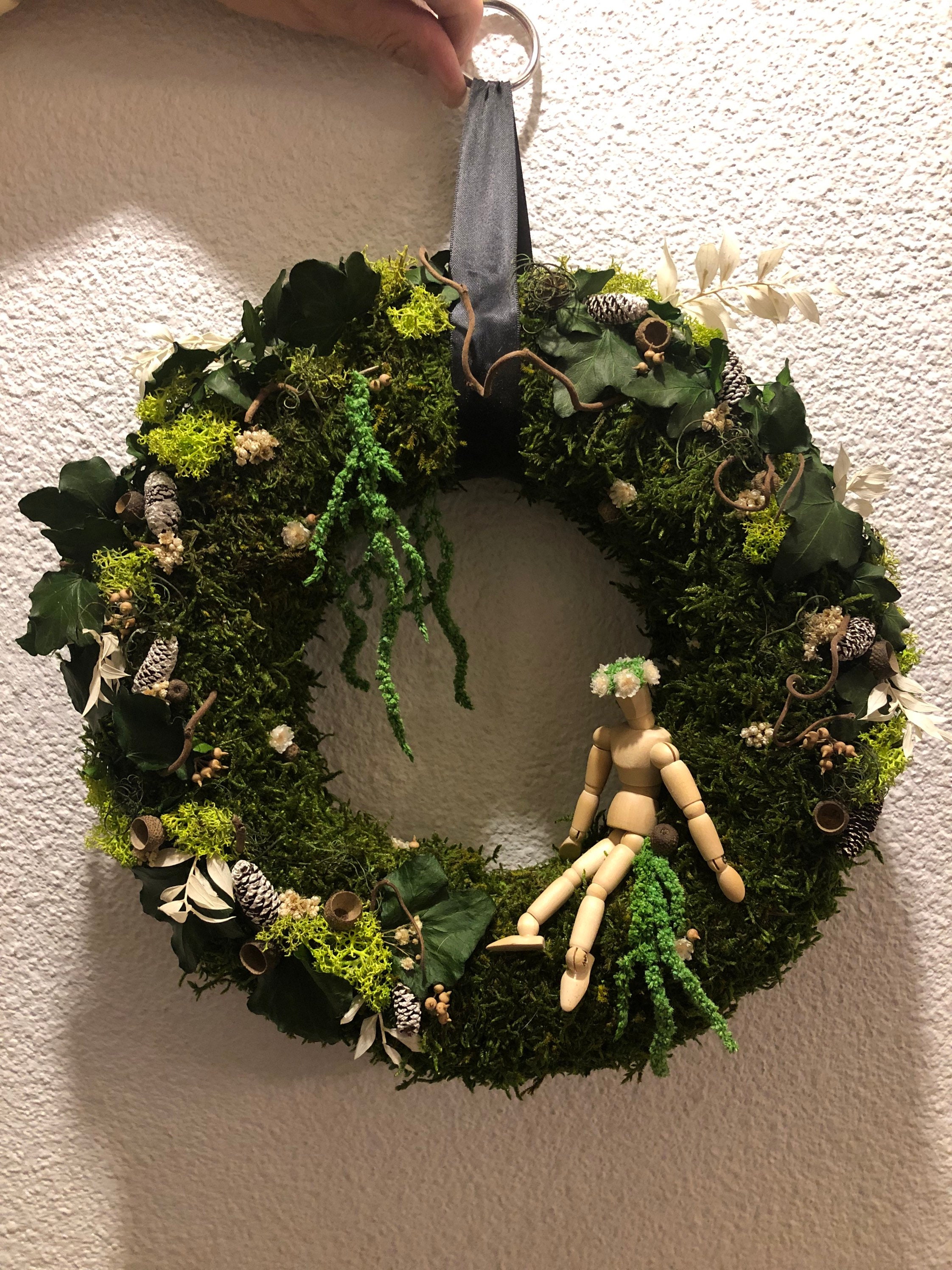 Couronne Fleurie Inspirée Par La Forêt