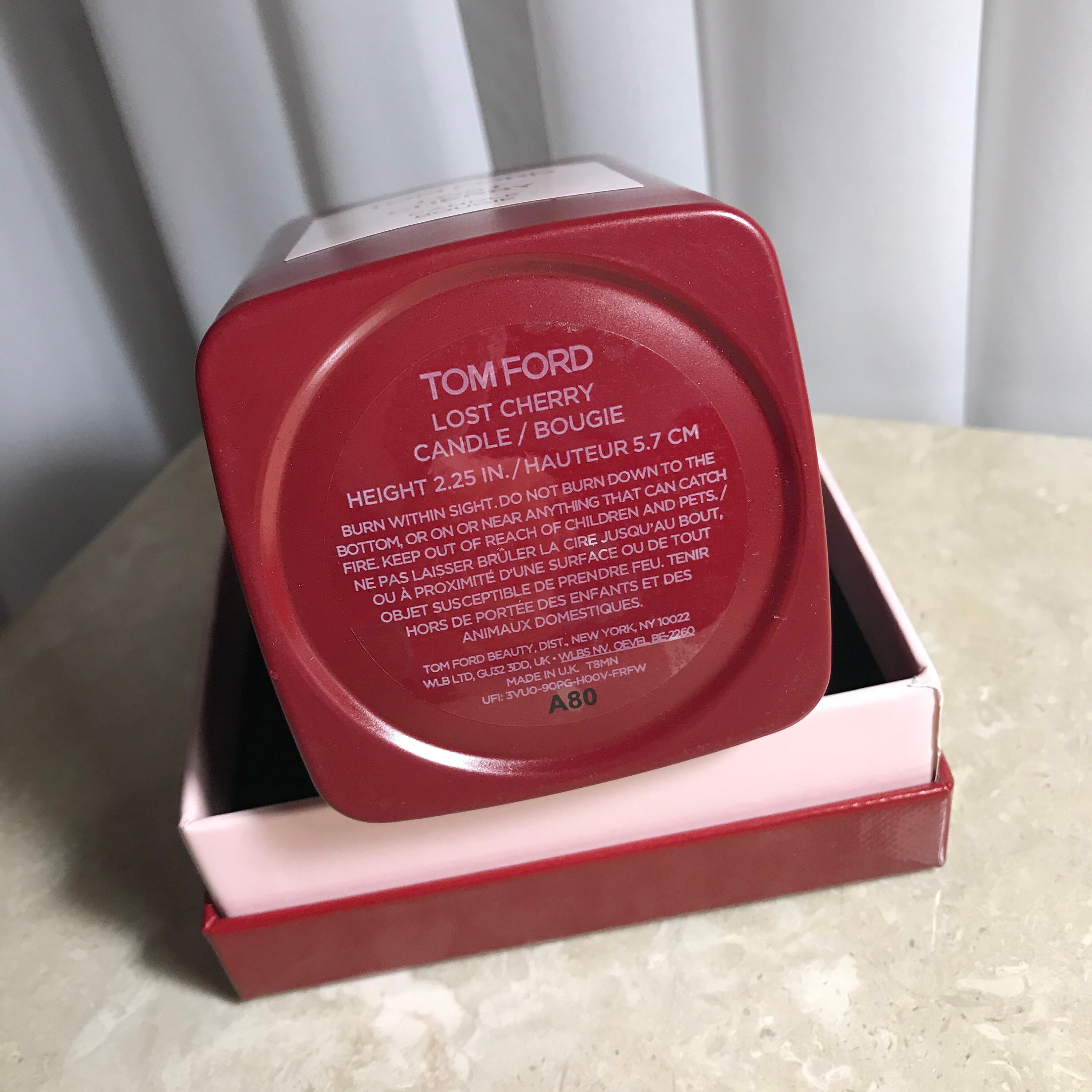 New Tom Ford Lost Cherry Candle Etsy