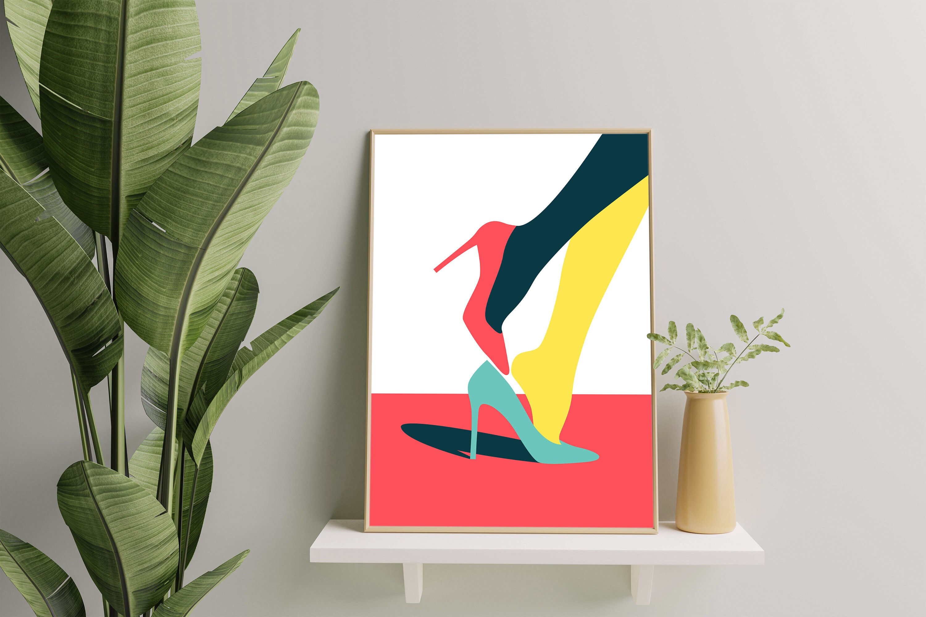 Décoration Murale Affiche Réinterprétation Des Photos de R.doisneau.40 X 30 cm.