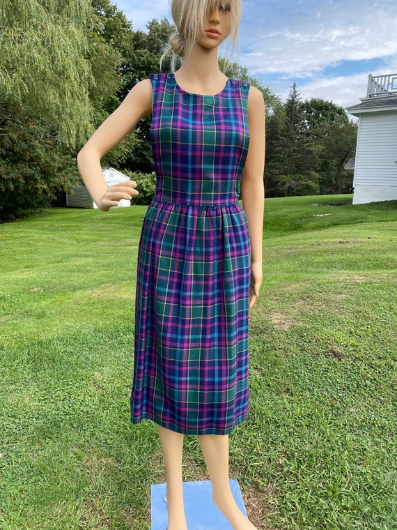 Plaid Pinafore