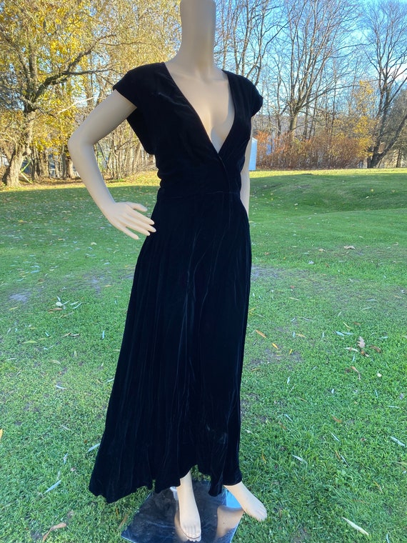 Lillie Rubin Velvet Dress - image 6