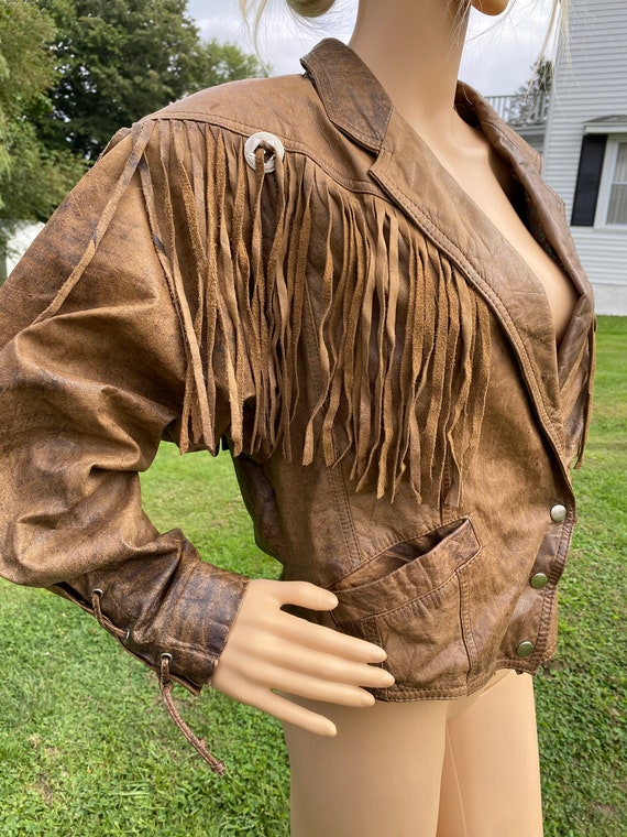 Western Leather Jacket - image 3