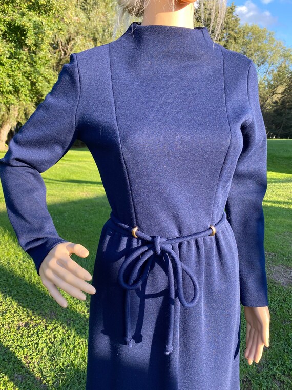 1950 Wool Dress - image 4