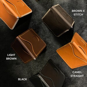 Money Clip Wallet , Slim Leather Men Wallet , Personalized Wallet Money ...