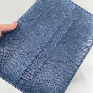 Macbook 13-Zoll-Hülle, handgefertigte Macbook-Hülle aus Schlangendruckleder, bestes Geschenk, Macbook Air / Macbook Pro für alle Modelle seit 2018