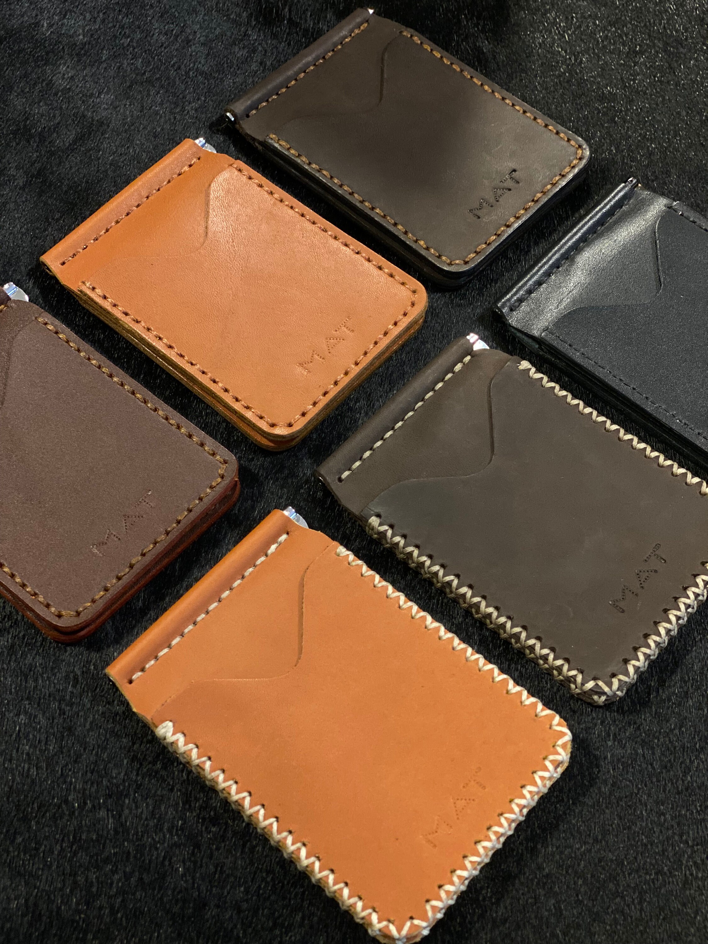 Money Clip Wallet , Slim Leather Men Wallet , Personalized Wallet Money ...