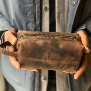 leather dopp kıt