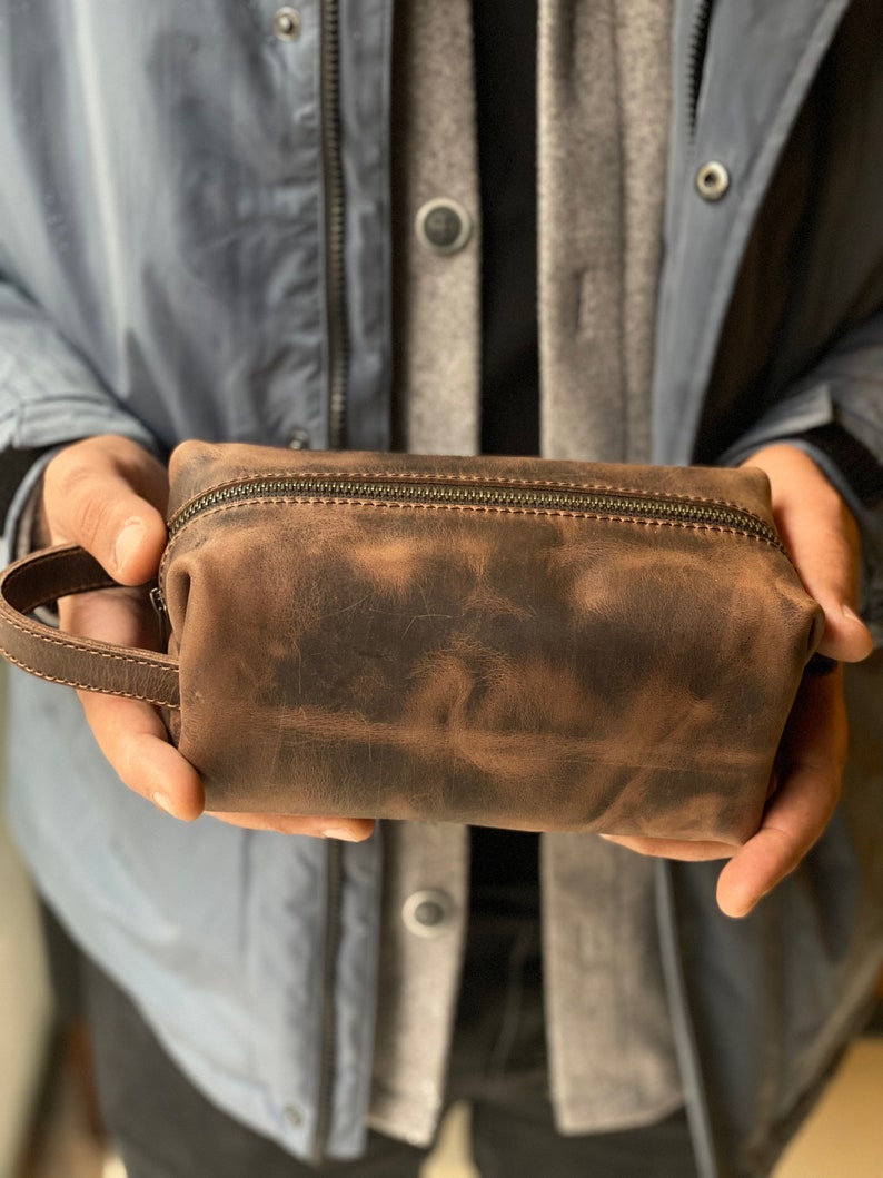leather dopp kıt