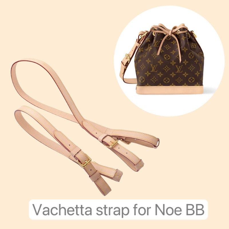 Adjustable Real Vachetta Leather Strap for Bucket Bag Noe BB Replacement Leather Strap Etsy