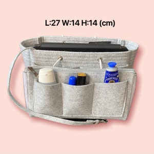 Removeable tote bag insert, diaper bag organizer, insert bag, handbag insert, handbag organizer, medium bag organizer
