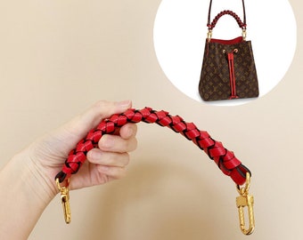 Braided Strap for bags, Neonoe  Handle, braided Bag Handle, leather Bag Strap, DIY Bag Handle, leather Strap, Vachetta leather