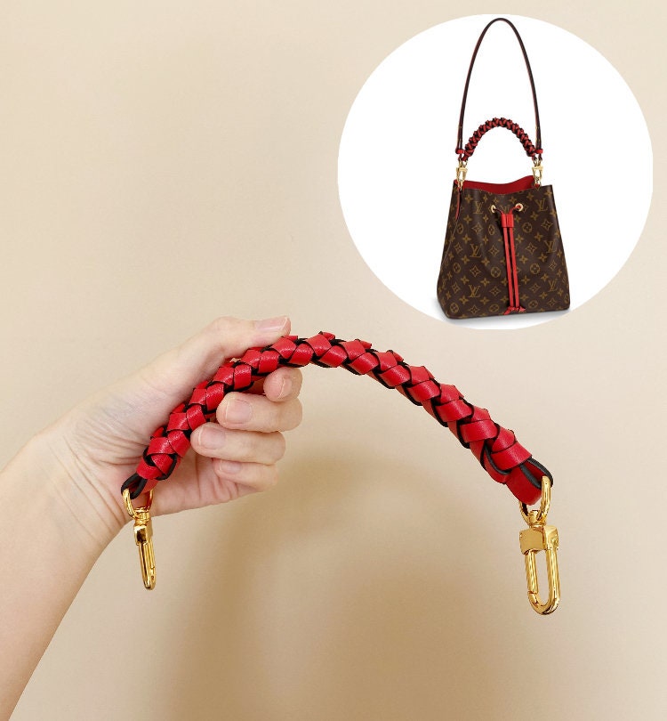 Genuine Leather Braided Handle compatible with Neonoe Strap for Metis Noe  BB NM Beaubourg Hobo