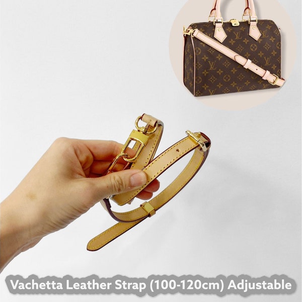 Vachetta Leather Strap, Adjustable leather strap, crossbody leather strap, leather strap for bag