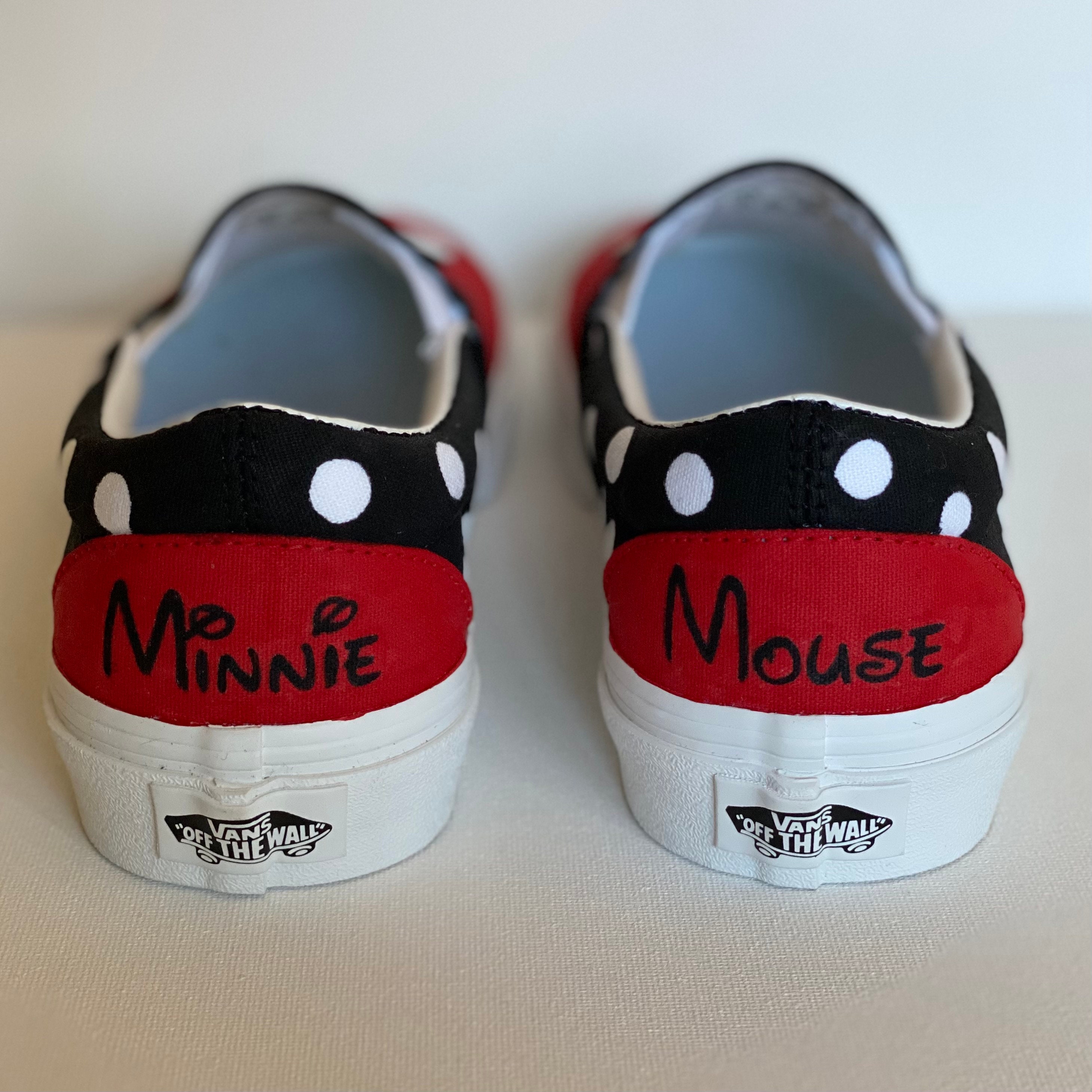 Minnie Mouse Vans Etsy
