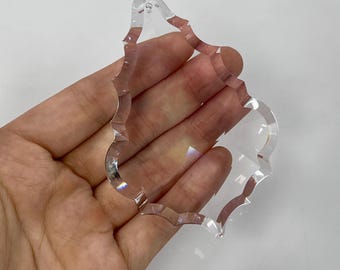 Pendenti per lampadari di cristallo extra large - Pietra di cristallo trasparente