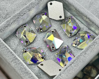 Swarovski Cosmic Crystal Strass da cucire - Crystal AB - Disponibili 2 misure e opzioni di imballaggio